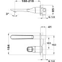 Смеситель TEKA Sense 914910200 С ВНУТРЕННЕЙ ЧАСТЬЮ, для раковины