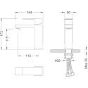 Смеситель Timo Selene 2061/17F для раковины
