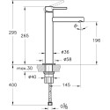 Смеситель VitrA Origin A4255736 для раковины, матовый черный