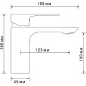 Смеситель Wasserkraft Dinkel 5803 для раковины
