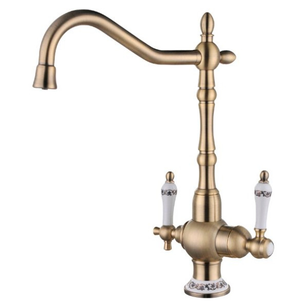 Смеситель Zorg Clean Water ZR 336 YF-50 BR для кухонной мойки