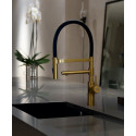 Смеситель Zorg Inox SZR-1010 BRONZE для кухонной мойки, бронза