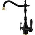Смеситель Zorg Sanitary ZR 312-33 YF Blak Bronze для кухонной мойки