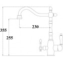 Смеситель Zorg Sanitary ZR 312 YF-33-satin для кухонной мойки
