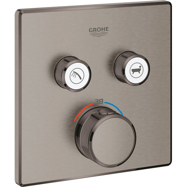 Термостат Grohe Grohtherm SmartControl 29124AL0 для ванны с душем, темный графит