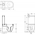 Унитаз-компакт Kerasan Flo 311701