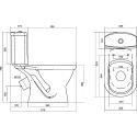 Унитаз-компакт Santek Алькор WH302140