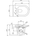 Унитаз подвесной BelBagno Vella BB829CH