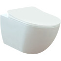 Унитаз подвесной Creavit Free FE322.00100 безободковый + коврик