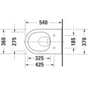 Унитаз подвесной Duravit D-Neo 2578090000 безободковый