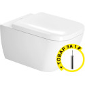 Унитаз подвесной Duravit Happy D.2 белый + ершик