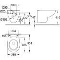 Унитаз подвесной Grohe Bau Ceramic 39427000