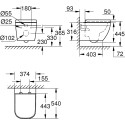 Унитаз подвесной Grohe Euro Ceramic 39703000 безободковый