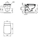 Унитаз подвесной Ideal Standard Esedra AquaBlade T386001