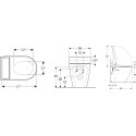 Унитаз приставной Geberit AquaClean Tuma Comfort 146.310.11.1 альпийский белый