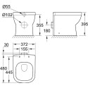 Унитаз приставной Grohe Euro Ceramic 3932900H