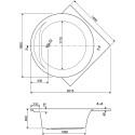 Акриловая ванна Cezares Fi Corner