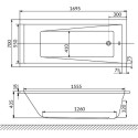 Акриловая ванна Excellent Wave Slim WAEX.WAV17WHS 170х70 см