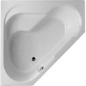 Акриловая ванна Jacob Delafon Bain-Douche 145х145 L + слив-перелив