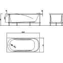 Акриловая ванна Kolpa San String 150x70 см