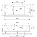Акриловая ванна Royal Bath Triumph RB 665101 170x87 см