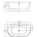 Акриловая ванна Swedbe Vita 8829