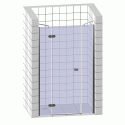 Душевая дверь в нишу Cezares Elena B13 100/60/30 C Cr