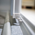 Душевая дверь в нишу GuteWetter Practic Door GK-403 123-127 см стекло бесцветное, профиль матовый хром