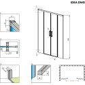 Душевая дверь в нишу Radaway Idea DWD 160