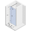 Душевая дверь в нишу Riho Scandic Mistral M102 140 см, R