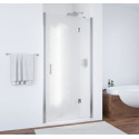Душевая дверь в нишу Vegas Glass AFP 110 08 02 R вход 73 см, профиль глянцевый хром, стекло шиншилла