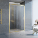 Душевая дверь в нишу Vegas Glass ZP 120 09 02 профиль золото, стекло шиншилла