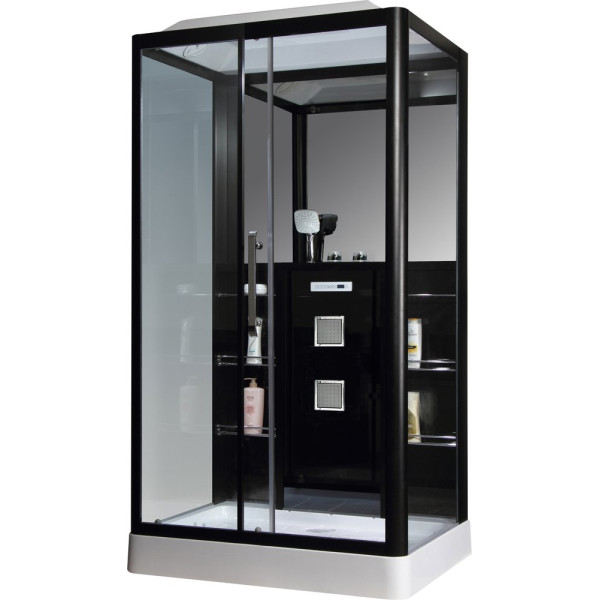 Душевая кабина Grossman GR-227 L 120x90 см черная