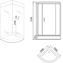 Душевая кабина Grossman GR260 100x100 см