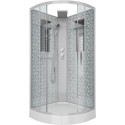 Душевая кабина Niagara Lux NG-7715WBK серебро