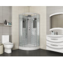 Душевая кабина Niagara Lux NG-7715WBK серебро
