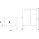 Душевая кабина Royal Bath BP RB8120BP5-BT-CH-R