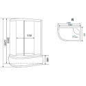 Душевая кабина Timo Standart T-1110 P R