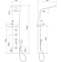 Душевая панель AM.PM Joy W85P-2-136AW