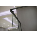 Душевая перегородка RGW Walk In WA-13-B 150x195, профиль матовый черный