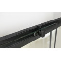 Душевая перегородка RGW Walk In WA-13-B 150x195, профиль матовый черный
