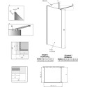 Душевая перегородка Radaway Modo New IV 90x70