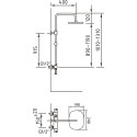 Душевая стойка Clever Start Elegance 99646