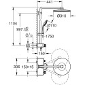 Душевая стойка Grohe Euphoria SmartControl 310 Duo 26507000 с термостатом