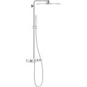Душевая стойка Grohe Euphoria SmartControl 310 Duo Cube 26508LS0 белая луна, с термостатом