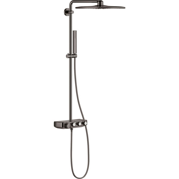 Душевая стойка Grohe Euphoria SmartControl System 310 Cube Duo 26508A00 с термостатом, темный графит