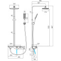 Душевая стойка IDDIS Alps ALPSB1Fi06