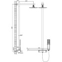 Душевая стойка Lemark Tropic LM7001C