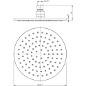 Душевая стойка Omnires Y 1234ALBL с термостатом, черная