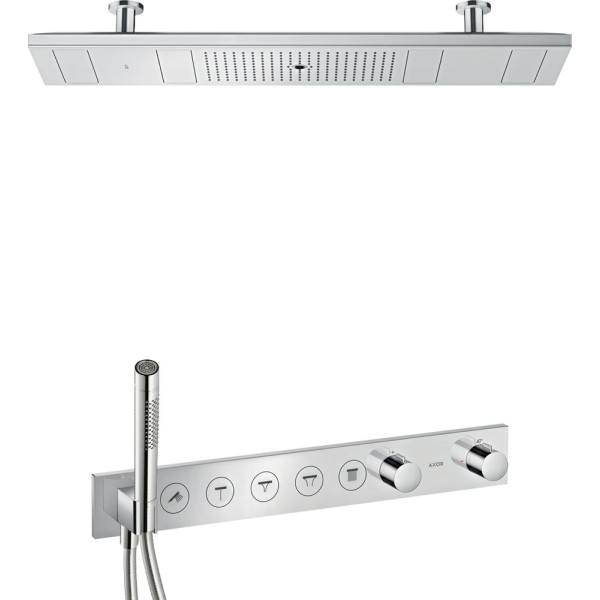 Душевой комплект Axor ShowerSolutions 18358000 + 18313180 + 10629000 + 10922180 + 28532000 + 28286000